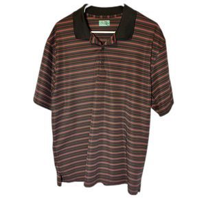 Ben Hogan Black Red Stripe Golf Polo XL